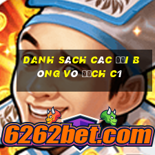 danh sách các đội bóng vô địch c1