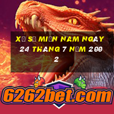 xổ số miền nam ngày 24 tháng 7 năm 2002