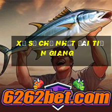 xổ số chủ nhật đài tiền giang