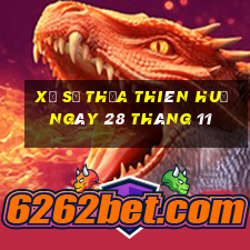 xổ số thừa thiên huế ngày 28 tháng 11