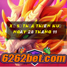 xổ số thừa thiên huế ngày 28 tháng 11