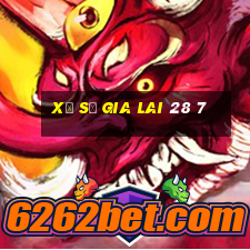 xổ số gia lai 28 7