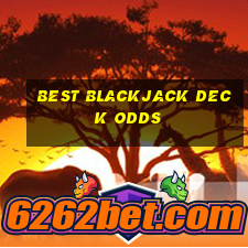 best blackjack deck odds