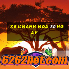 xs khanh hoa 30 ngay