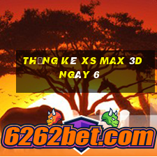 Thống kê XS Max 3D ngày 6