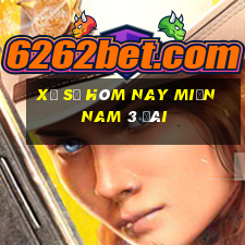 xổ số hôm nay miền nam 3 đài