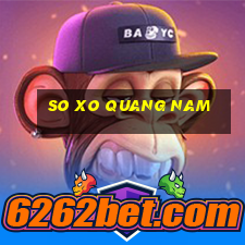 so xo quang nam