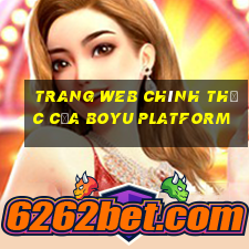 Trang web chính thức của Boyu Platform