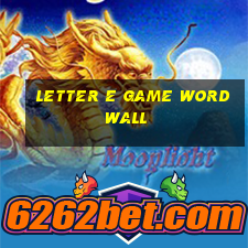 letter e game wordwall