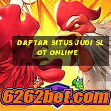 daftar situs judi slot online