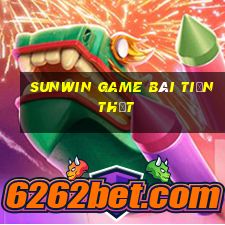 Sunwin Game Bài Tiền Thật