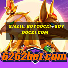 Email: boyoocai@boyoocai.com