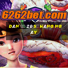 dàn đề 20 số hàng ngày