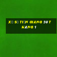 xổ số tiền giang 30 tháng 1