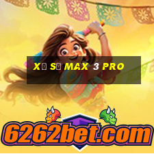 xổ số max 3 pro