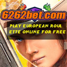 play european roulette online for free