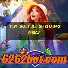 tần suất xổ số quảng ngãi