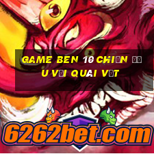 game ben 10 chiến đấu với quái vật