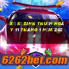 xổ số bình thuận ngày 11 tháng 1 năm 2024