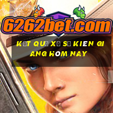 Kết quả xổ số kiên giang hôm nay