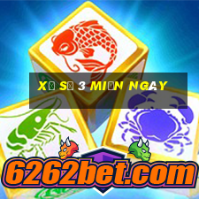 xổ số 3 miền ngày