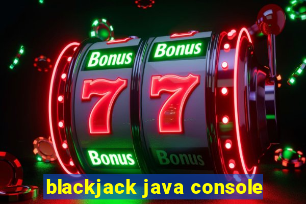 blackjack java console