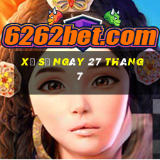 xổ số ngày 27 tháng 7