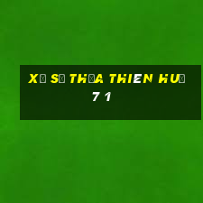 xổ số thừa thiên huế 7 1