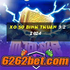 xo so binh thuan 3 2 2024