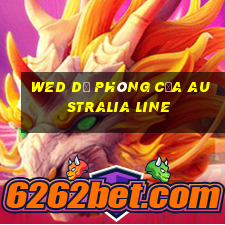 wed dự phòng của AUSTRALIA LINE