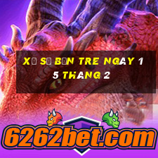 xổ số bến tre ngày 15 tháng 2