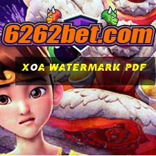 xóa watermark pdf