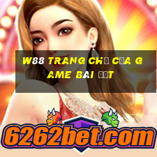 W88 Trang chủ của game bài đất