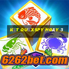 kết quả XSPY ngày 3