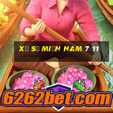 xổ số miền nam 7 11