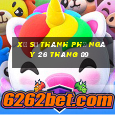 xổ số thành phố ngày 26 tháng 09