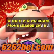 bảng xếp hạng champions league châu á