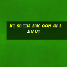 xổ số đắk lắk con gì lâu về