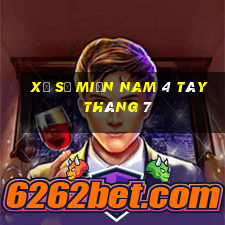 xổ số miền nam 4 tây tháng 7