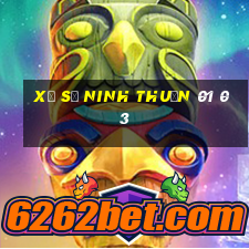 xổ số ninh thuận 01 03