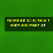 Thống kê Xổ Số thừa thiên huế ngày 25