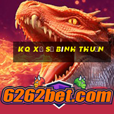 kq xổ số bình thuận