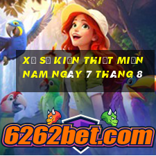 xổ số kiến thiết miền nam ngày 7 tháng 8