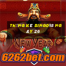 Thống kê Bingo18 ngày 26