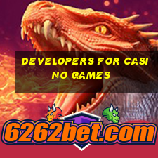 developers for casino games