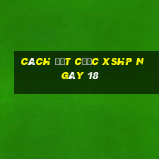 Cách đặt cược XSHP ngày 18