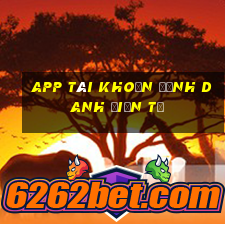 app tài khoản định danh điện tử