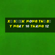 xổ số đắk nông thứ bảy ngày 16 tháng 12