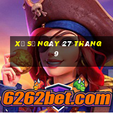 xổ số ngày 27 tháng 9