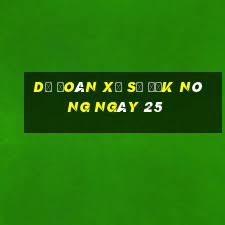 Dự Đoán Xổ Số Đắk Nông ngày 25